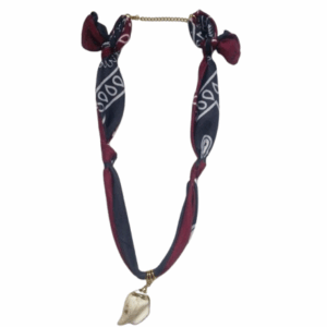 Bandana ketting Roos